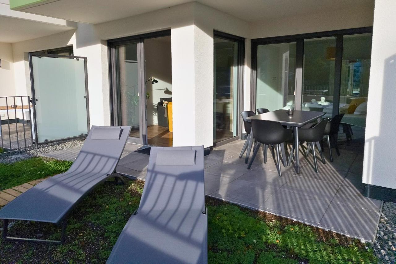 Vivamosel: Appartement Mit Mosel & Burgblick - Balkon - Parken - Aufzug - Fahrradraum Cochem Exterior photo