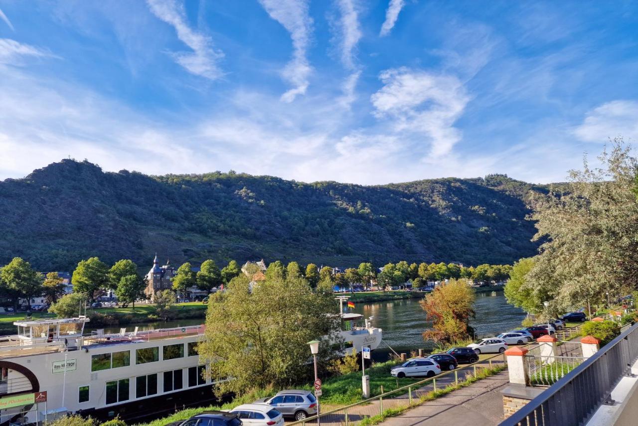 Vivamosel: Appartement Mit Mosel & Burgblick - Balkon - Parken - Aufzug - Fahrradraum Cochem Exterior photo
